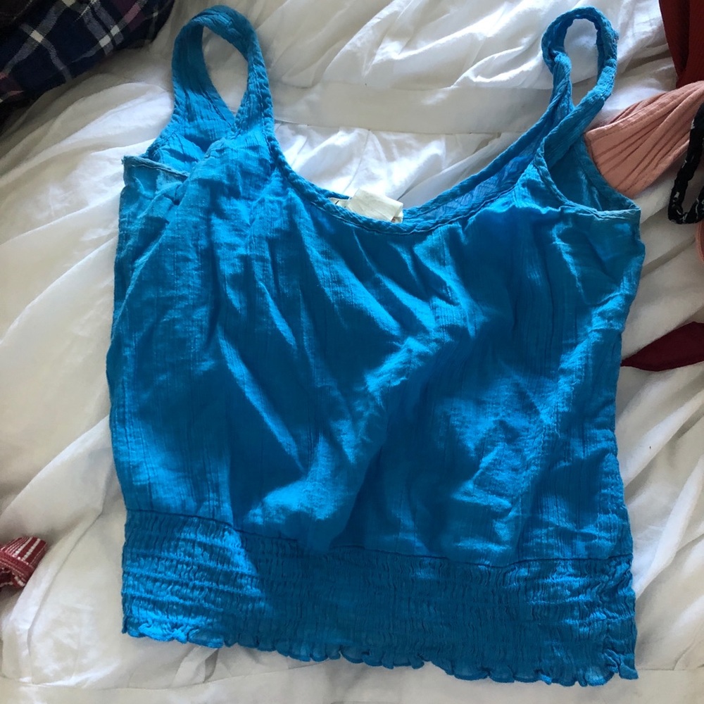 Blue tank top